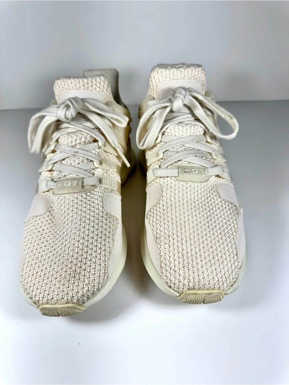 Adidas EQT ADV White Snakeskin Knit Sneakers Low Top Men’s 6.5 Athletic Running